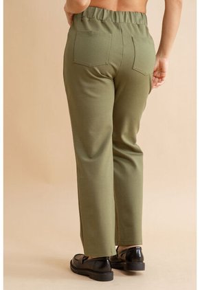 Pantalon Attico Verde Ragged Pf31310754