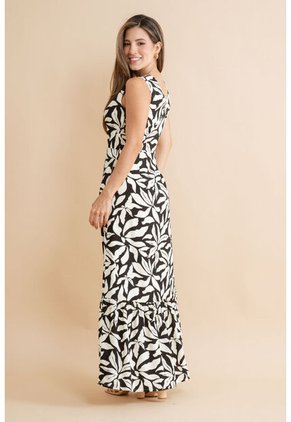 Vestido Adie Negro Ragged Pf31511497