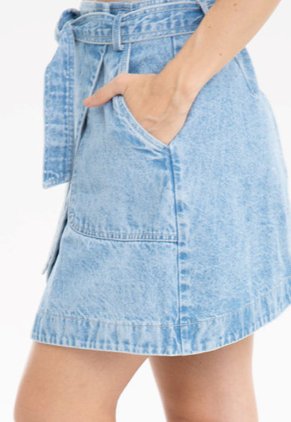 Falda Amsterdam Azul Ragged Pf51320070