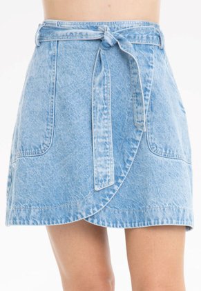 Falda Amsterdam Azul Ragged Pf51320070