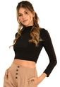 Top Cuello Alto Negro Ragged Pf13120487 de Ragged