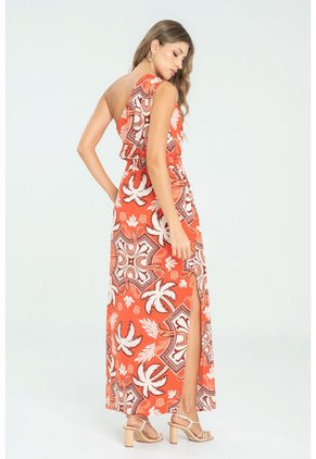 Vestido Grecia Naranja Ragged Pf11511310