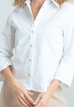 Camisa Demie Blanco Ragged Pf12110797