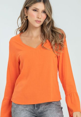 Blusa Maximara Naranja Ragged Pf11112689 Ragged
