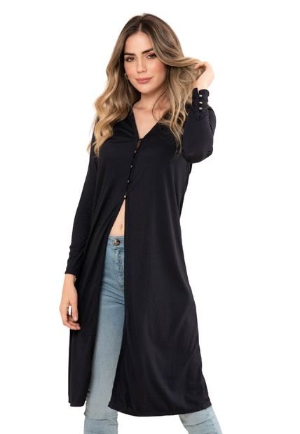 Cardigan Essential Azul Ragged Pf11160143