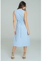 Vestido Midi Nhiya Azul Ragged Pf11511480 de Ragged
