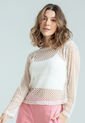 Blusa Malla Blanco Ragged Pf12110799 de Ragged
