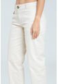 Pantalon Mom Pique Beige Ragged Pf11310902 de Ragged