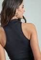 Crop Top Halter Negro Ragged Pf13120722 de Ragged