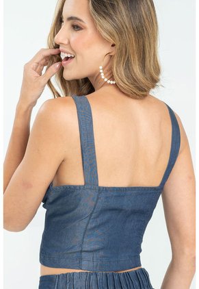 Top Tirantes Cantabria Azul Ragged Pf21110012