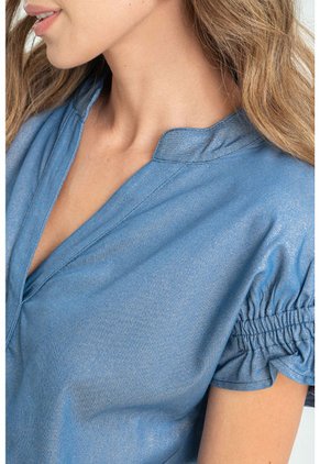 Blusa Radiant Azul Ragged Pf21110011