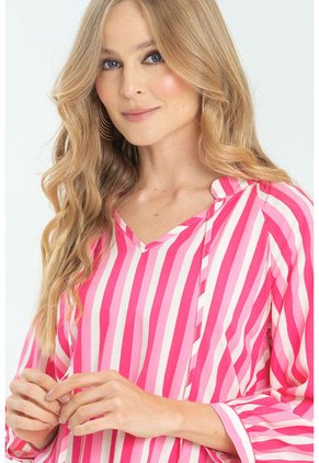 Blusa Maison Fucsia Ragged Pf11112771