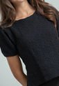 Blusa Magliace Negro Ragged Pf12110800 de Ragged