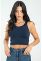 Crop Top Leanha Azul Ragged Pf13120787 de Ragged