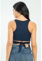 Crop Top Leanha Azul Ragged Pf13120787 de Ragged