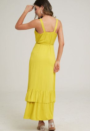 Vestido Pistacho Verde Ragged Pf12510365