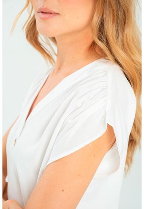 Blusa Ete Blanco Ragged Pf11113016