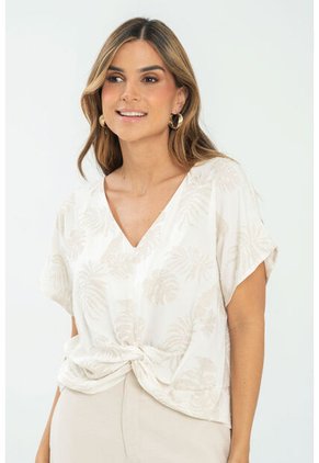 Blusa Palna Blanco Ragged Pf11113004
