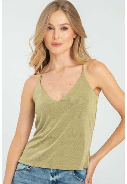 Top Tiras Malibu Verde Ragged Pf17120047