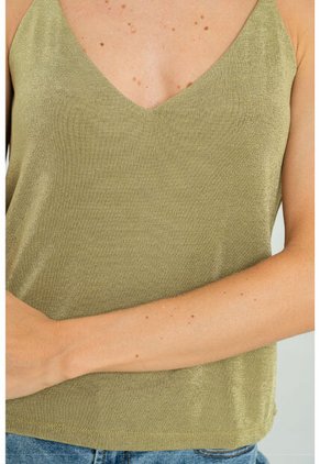 Top Tiras Malibu Verde Ragged Pf17120047