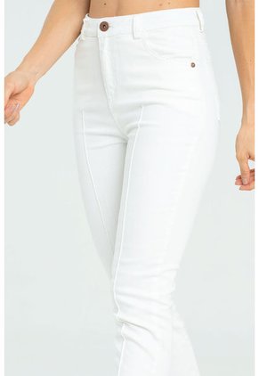Jeans Skinny Natural Blanco Ragged Pf21350050