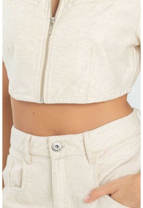 Pantalon Mom Linus Beige Ragged Pf21310030