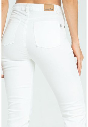 Jeans Skinny Natural Blanco Ragged Pf21350050