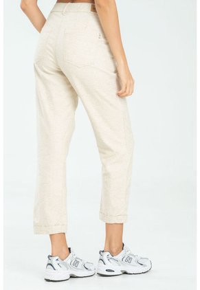 Pantalon Mom Linus Beige Ragged Pf21310030