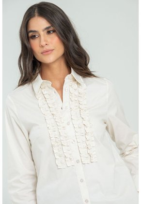 Camisa Thanner Blanco Ragged Pf12110808