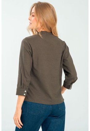 Camisa Rhaffia Verde Ragged Pf11113017