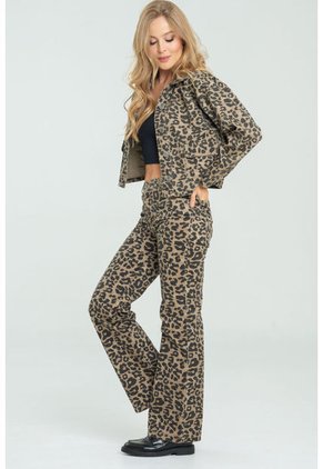 Pantalon Animal Print Café Ragged Pf21310031