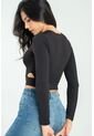 Crop Top Hideat Negro Ragged Pf13120802 de Ragged