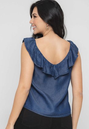 Blusa Turin Azul Ragged Pf51110965