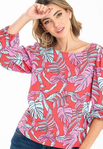 Blusa Charlotte Rojo Ragged Pf11112626 Ragged