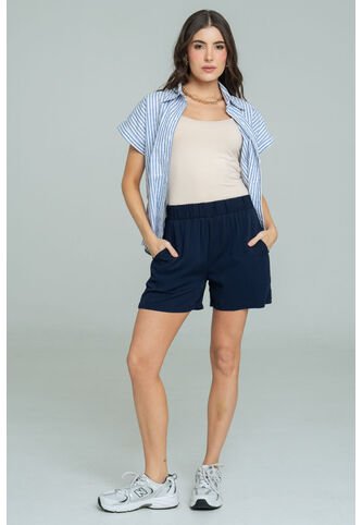 Short Elastico Azul Ragged Pf17340002 Ragged