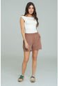 Short Elastico Café Ragged Pf17340002 de Ragged