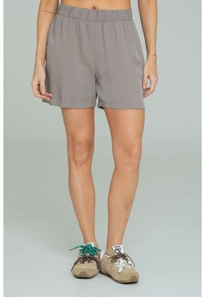 Short Elastico Gris Ragged Pf17340002