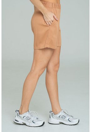 Short Elastico Beige Ragged Pf17340002