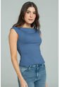 Top Camelia Azul Ragged Pf13120863 de Ragged