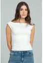 Top Camelia Blanco Ragged Pf13120863 de Ragged