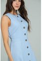 Vestido Midi Nhiya Azul Ragged Pf11511480 de Ragged