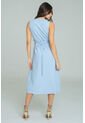 Vestido Midi Nhiya Azul Ragged Pf11511480 de Ragged