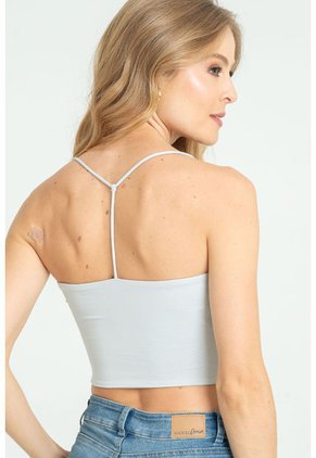 Top Khesia Gris Ragged Pf13120807