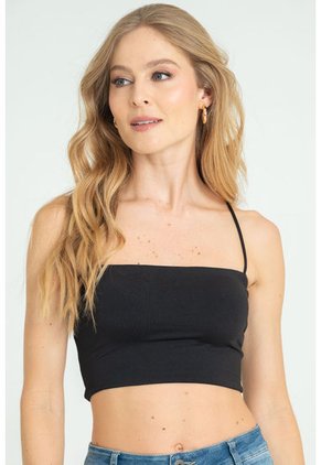 Top Khesia Negro Ragged Pf13120807