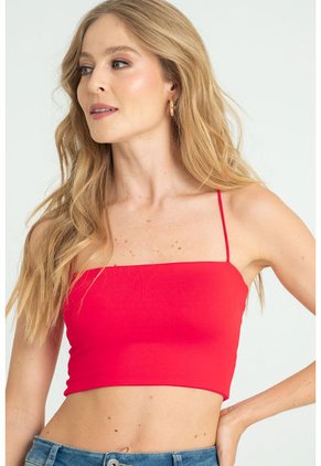 Top Khesia Rojo Ragged Pf13120807