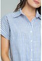Camisa Nissi Azul Ragged Pf11113079 de Ragged