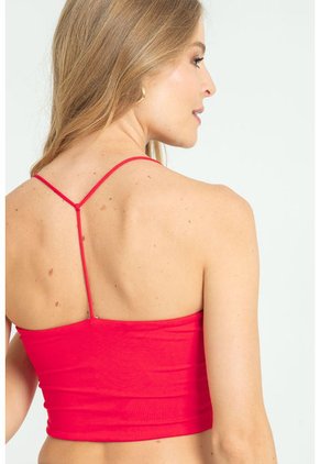 Top Khesia Rojo Ragged Pf13120807