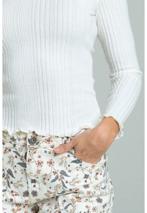 Blusa Venela Blanco Ragged Pf11121185