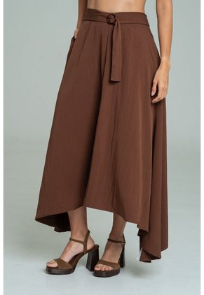 Falda Carey Café Ragged Pf11320534