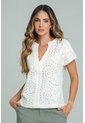 Blusa Kalgari Blanco Ragged Pf11113199 de Ragged
